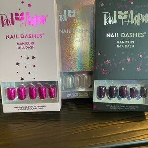 Nail Dashes, 3 sets. Brand new in boxes.